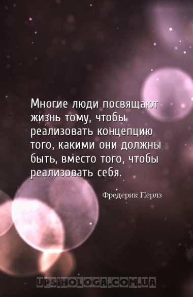 Многие люди посвящают жизнь тому, чтобы реализовать концепцию того, какими ...