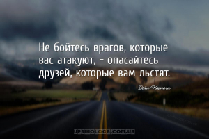 Не бойтесь врагов, которые вас атакуют, – опасайтесь друзей, которые вам ль...