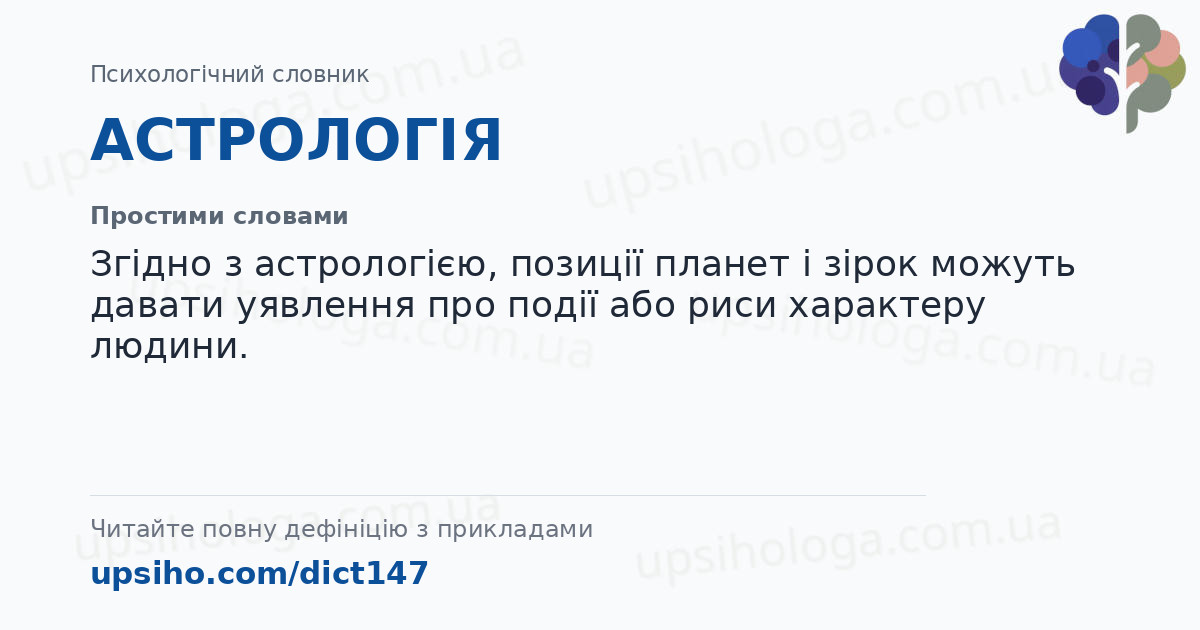 АСТРОЛОГІЯ — Простими словами
