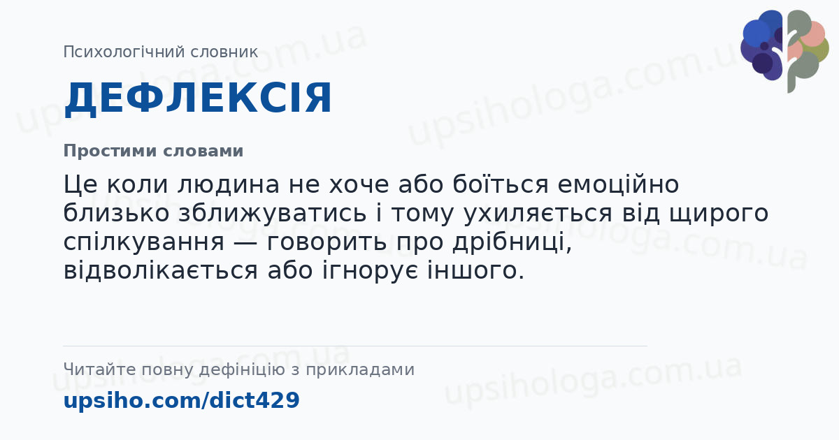 ДЕФЛЕКСІЯ — Простими словами