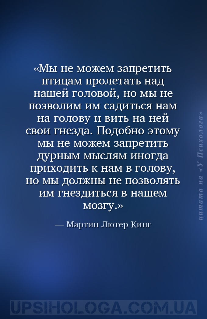 Мы не можем запретить птицам пролетать над нашей головой, но мы не позволим... — Мартин Лютер Кинг